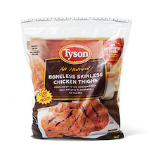 tyson boneless skinless chicken thighs