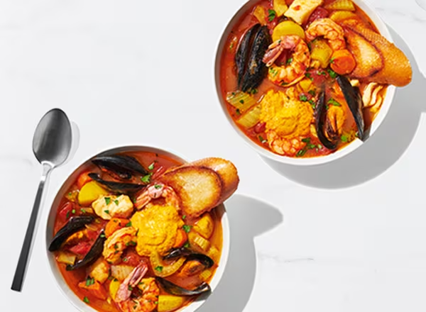 Classic French-Style Bouillabaisse with Rouille