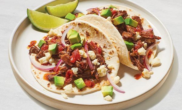 Multicooker Beef Barbacoa-Style Tacos