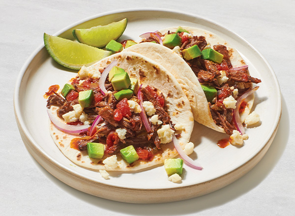 Multicooker Beef Barbacoa-Style Tacos