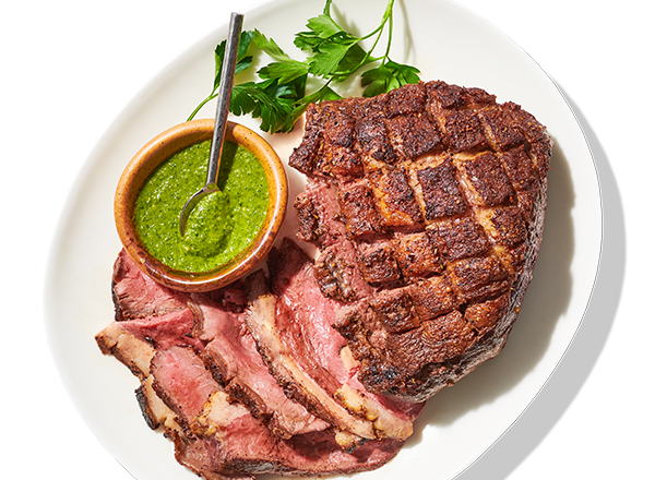 Roasted Picanha with Green Garlic Sauce