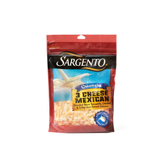 Sargento Creamery Shredded 3 Cheese Mexican