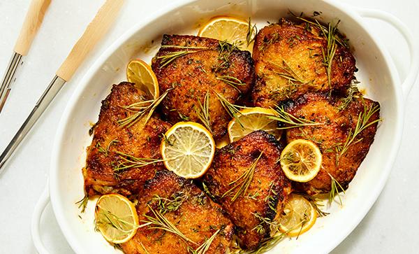Image of Baked Chicken with Spicy Mustard Recipe