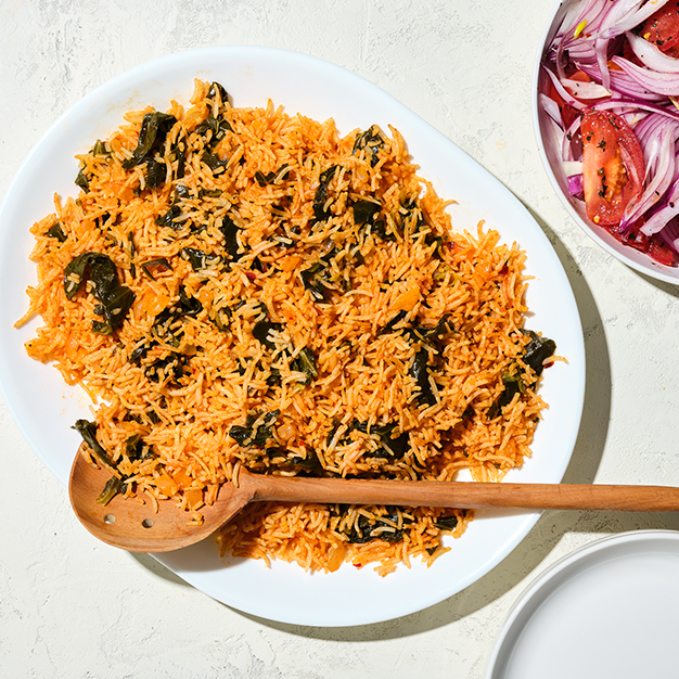 Meatless Dirty Rice with Collards Recipe - Publix Super Markets