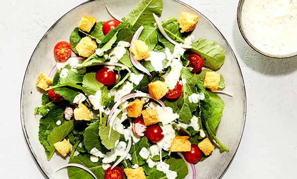 Image of Kale Salad with Buttermilk Dressing Recipe