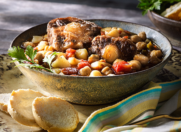 Image of Oxtail Stew with Chickpeas Recipe