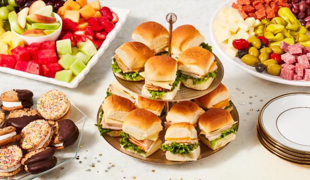 Graduate platters from Publix Catering