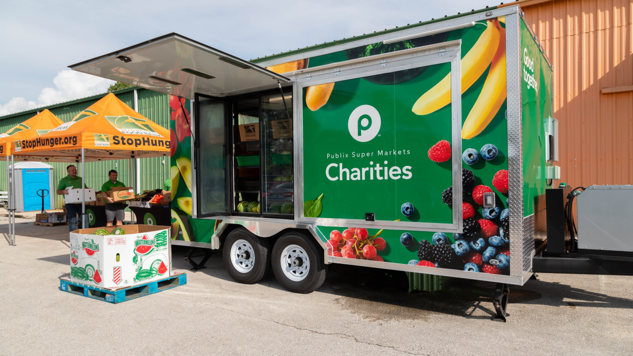 Publix Charities mobile food pantry