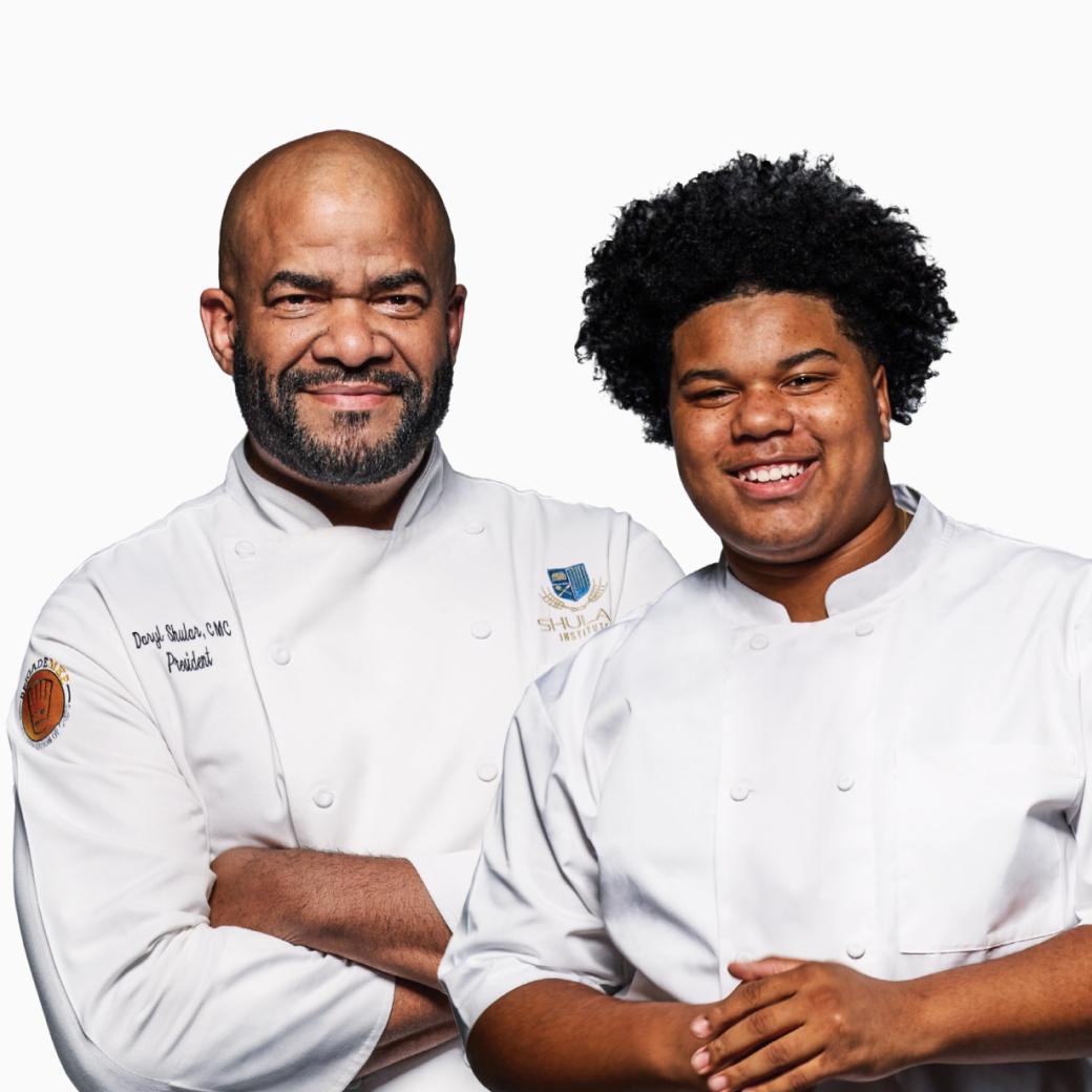 two African american chefs