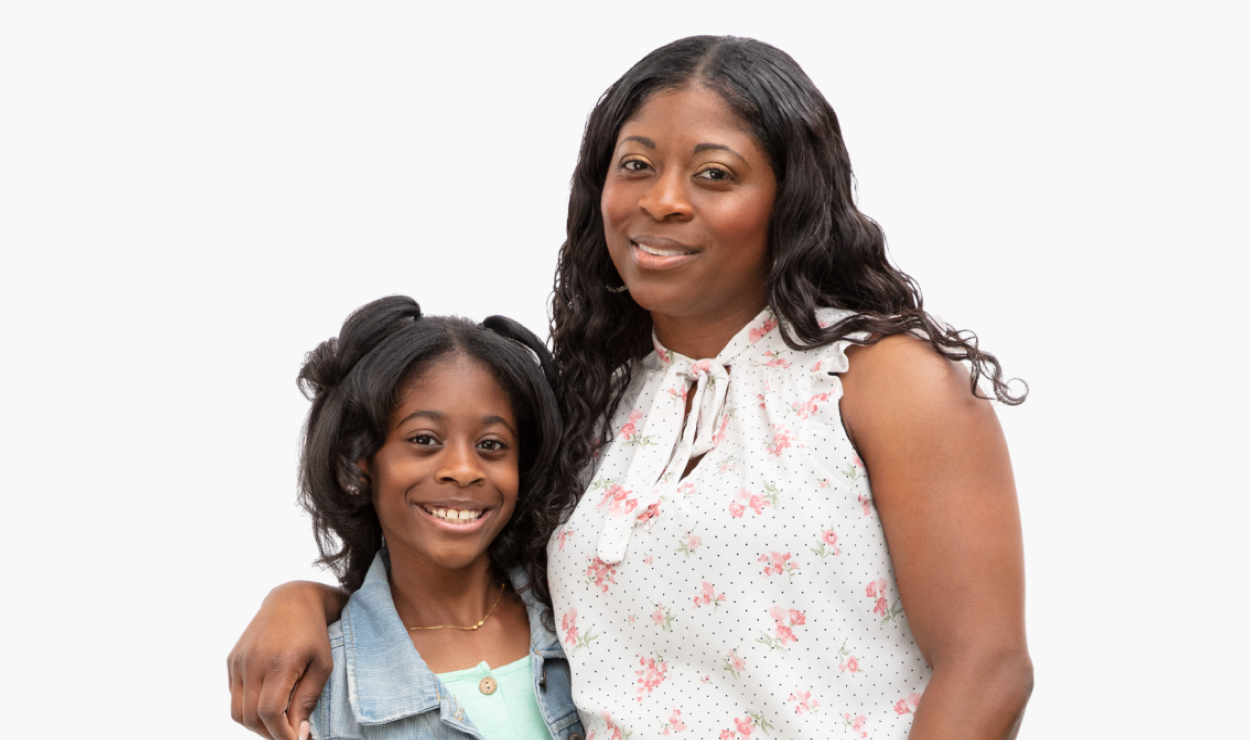 Danita and her daughter Delicia
