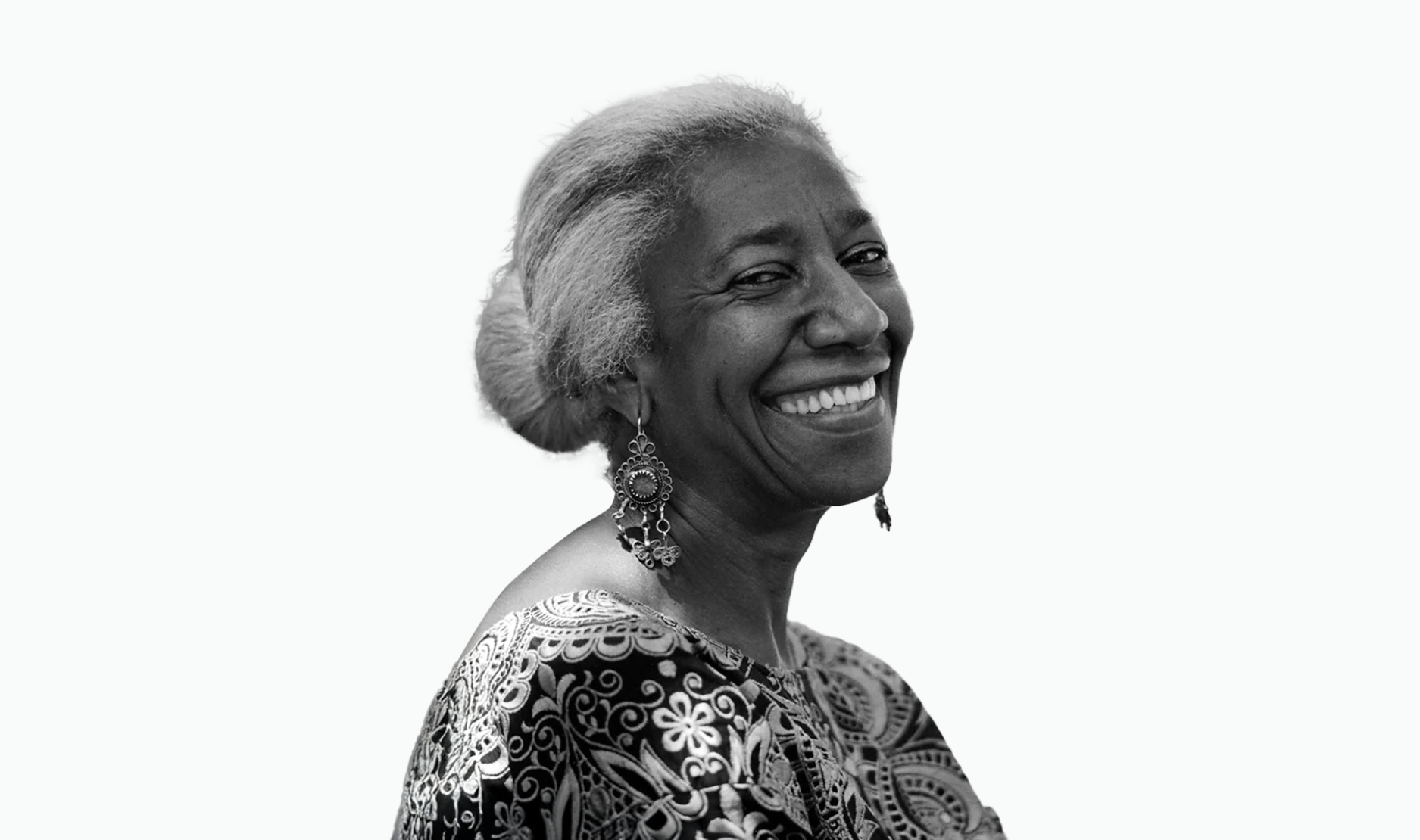 Black and white photo of Chef Edna Lewis