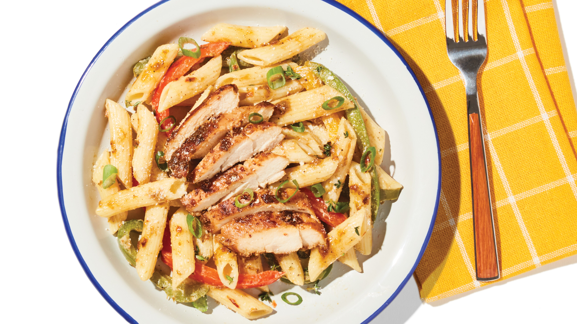 Jerk Chicken and Coconut Pasta