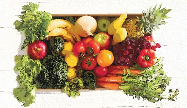 fresh publix produce in a basket