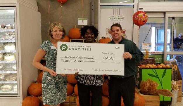 public charities check presentation food bank of greenwood county