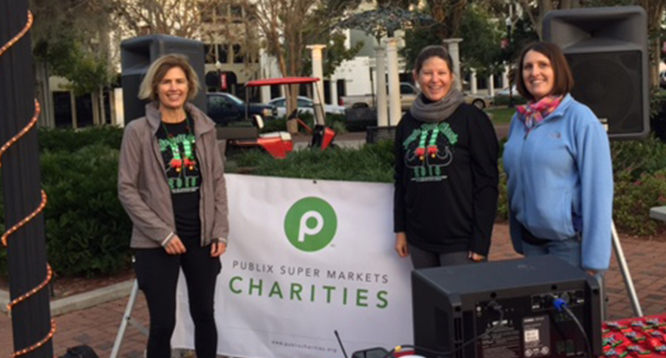 publix charities team at a dj booth
