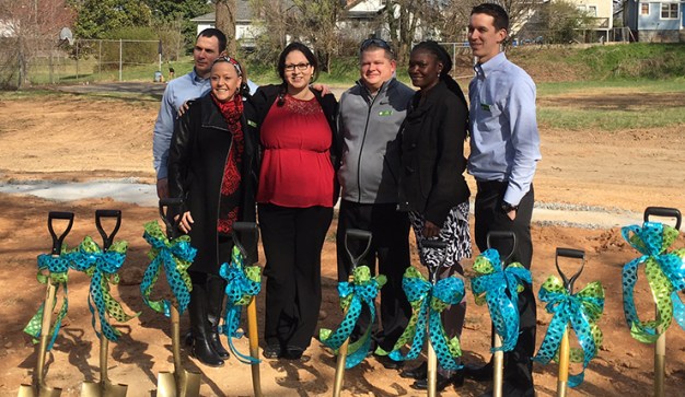 publix charities gaston groundbreaking shovels with bows