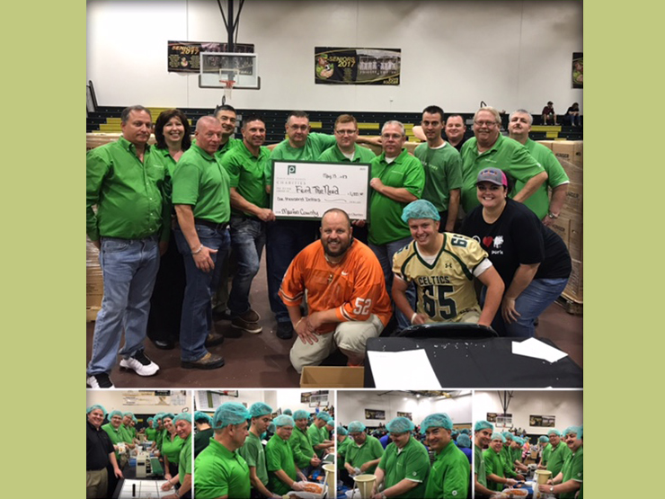publix charities presents check to help feed the need