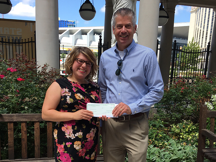 publix charities presents donation check to Nashville Symphony