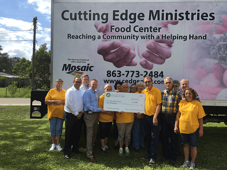 Publix Charities Donates $10,000 to Cutting Edge Ministries