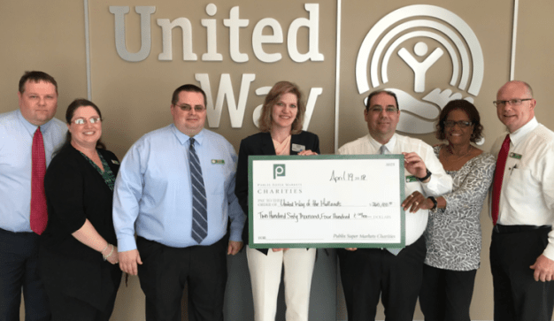 Publix Charities presents $260,400 check donation to United Way of the Midlands