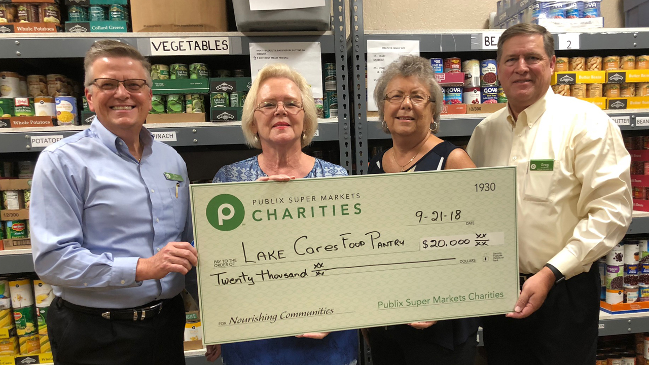 $20,000 Lake Cares Food Pantry
