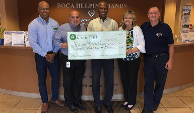 $20,000 Check to Boca Helping Hands