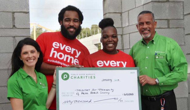 $60,000 Check to Habitat for Humanity of Palm Beach County