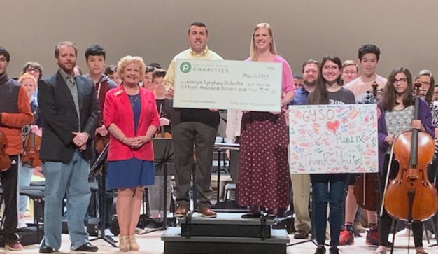 $15,000 Check to Georgia Youth Symphony Orchestra