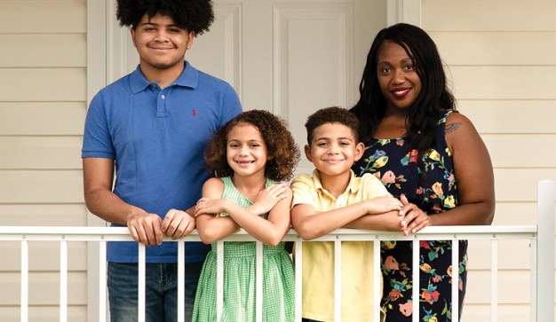 single mom with 3 kids