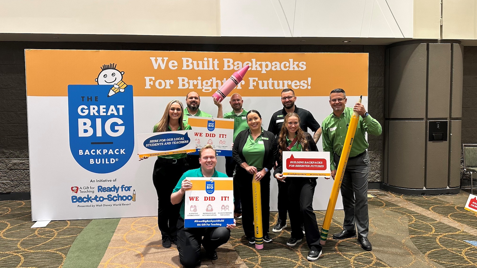 Publix volunteers at a Gift for Teaching event