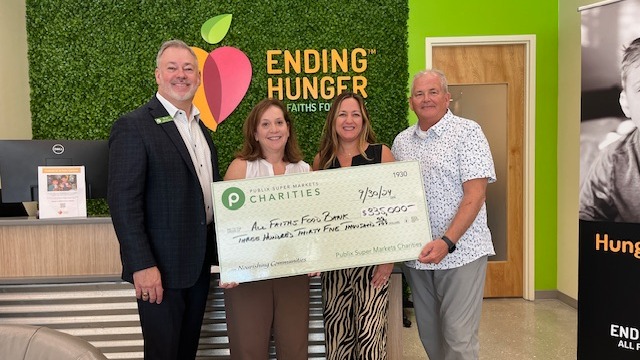 Publix Charities supports All Faiths Food Bank