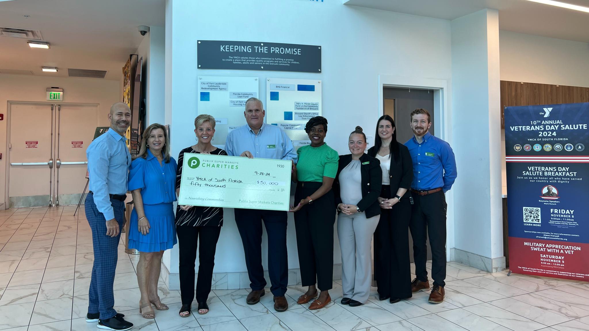 Publix Super Markets supports the YMCA of South Florida