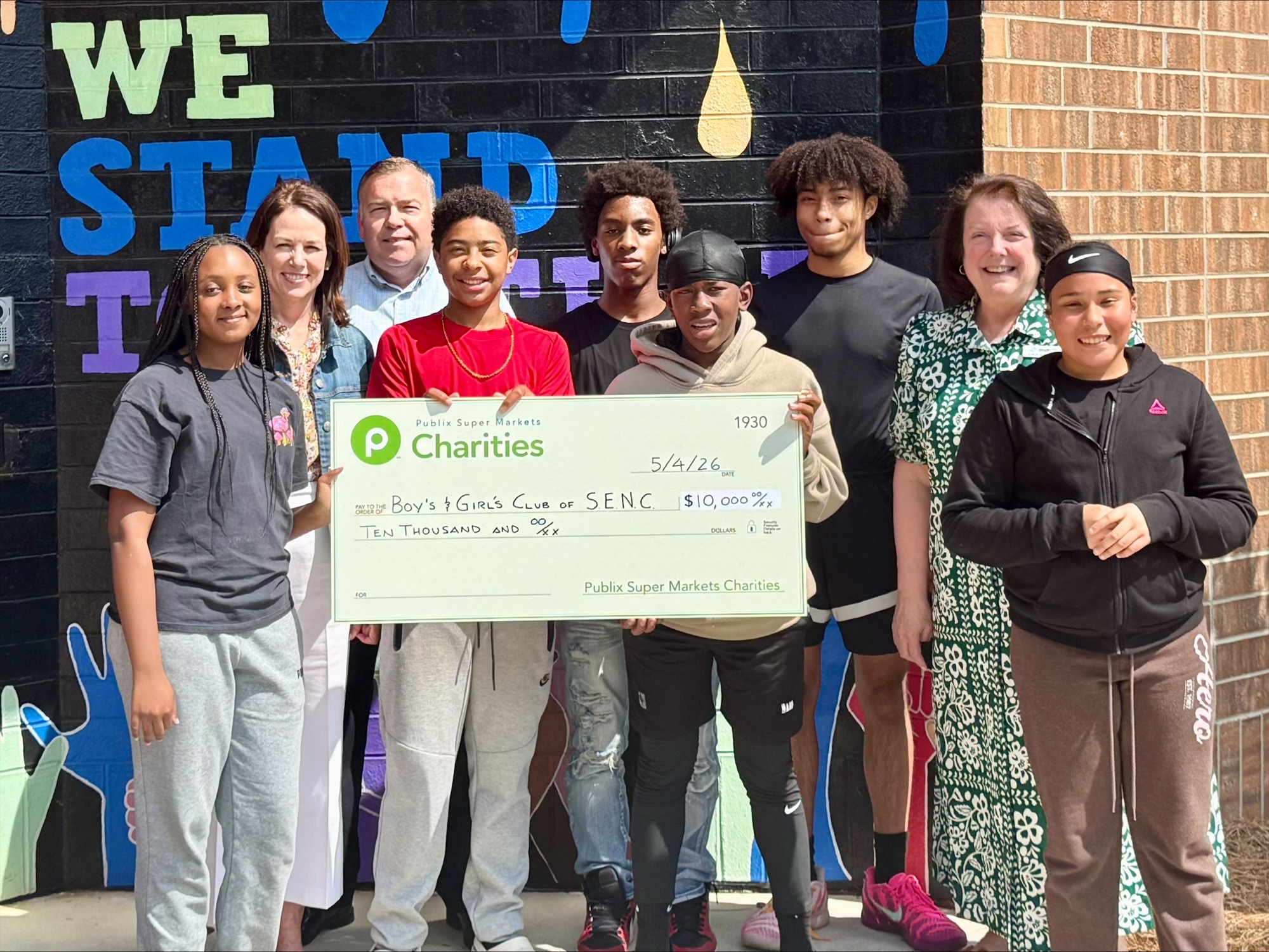 Publix Charities Supports Boys & Girls Clubs of Southeastern North Carolina