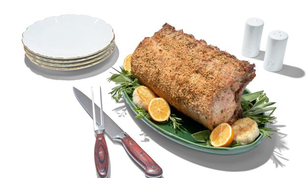 Herb-Crusted Pork Rib Roast