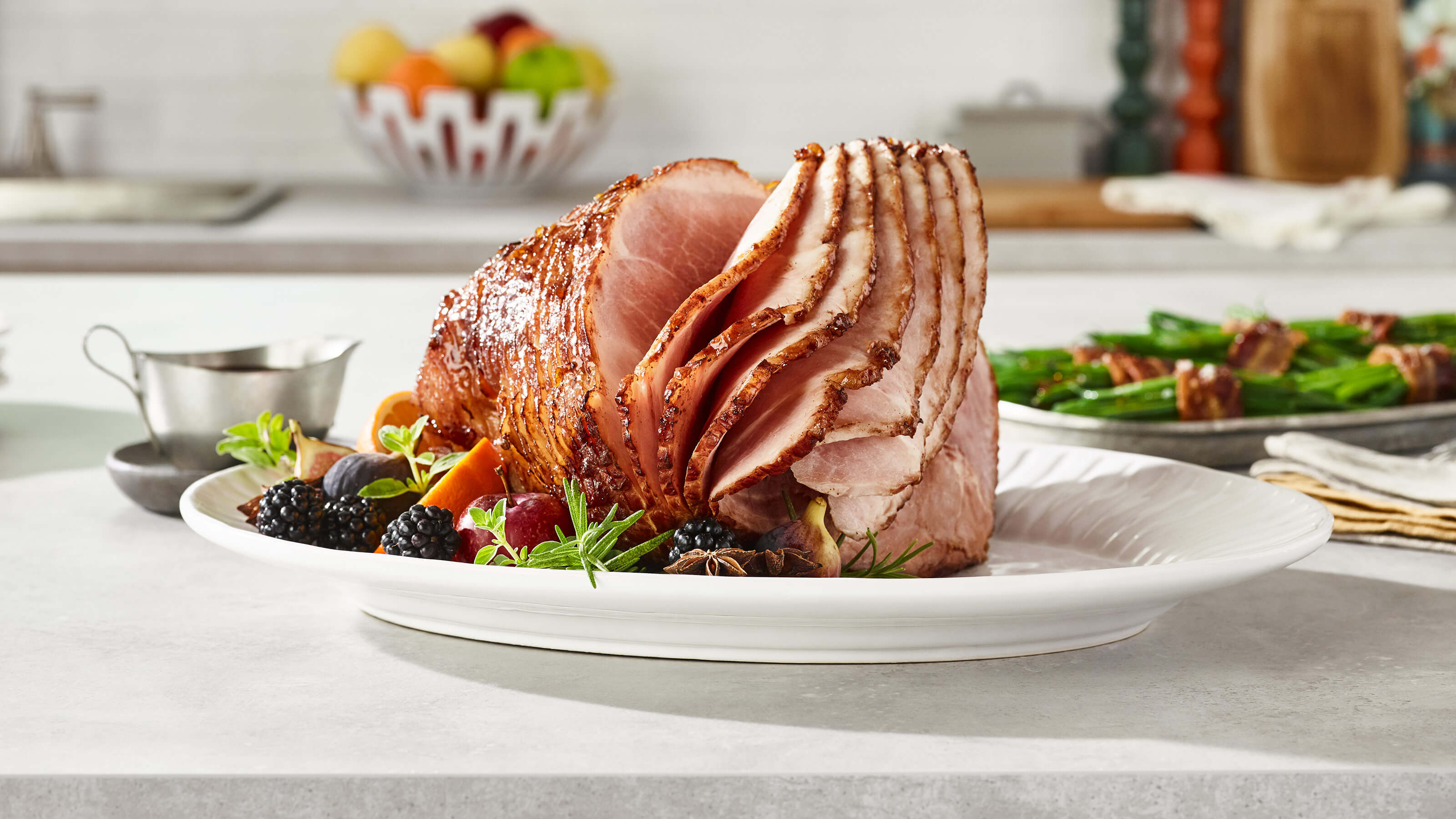 Pomegranate Glazed Ham Recipe 