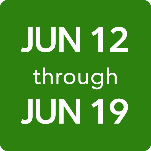 June 12 through June 19