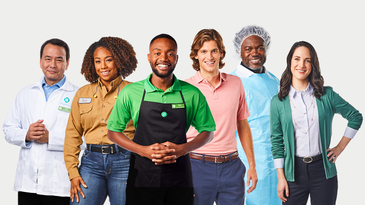 Group of various publix associates