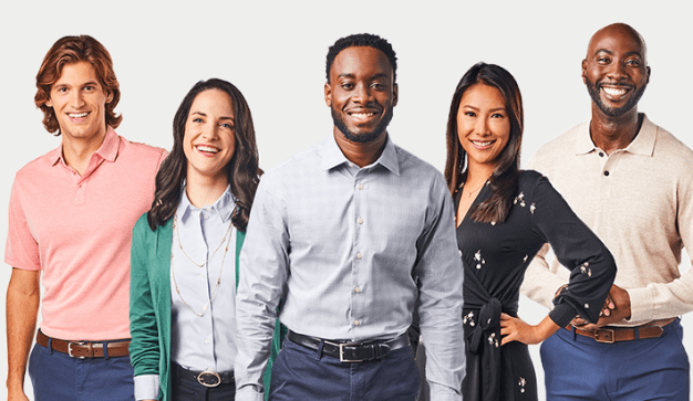 group of various business professionals