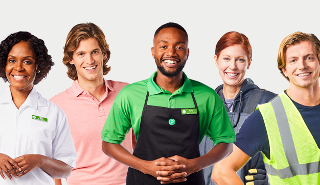 a group of various associates