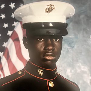 Eddie in military uniform