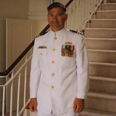 Bob in formal military uniform