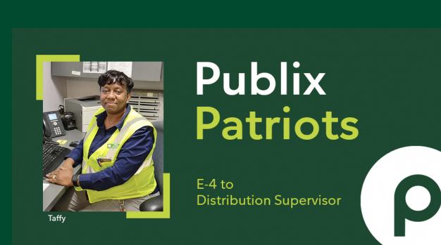 Publix Patriots: From E-4 to Distribution Supervisor