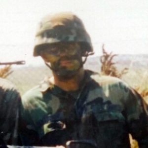 John in military uniform