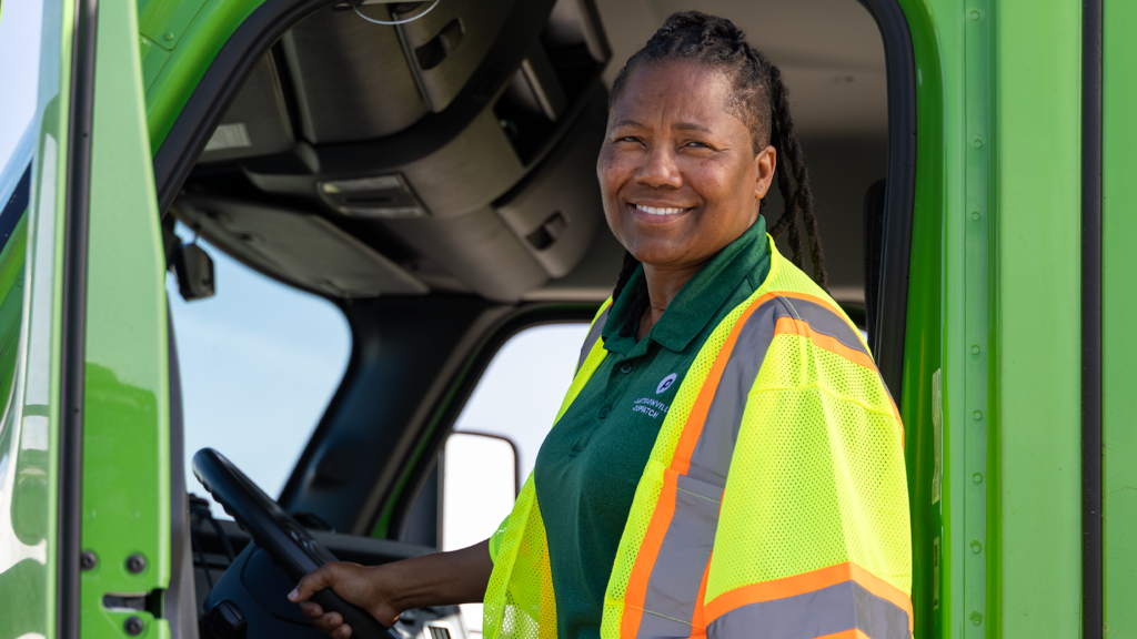 Meet Denitta. A Publix truck driver.