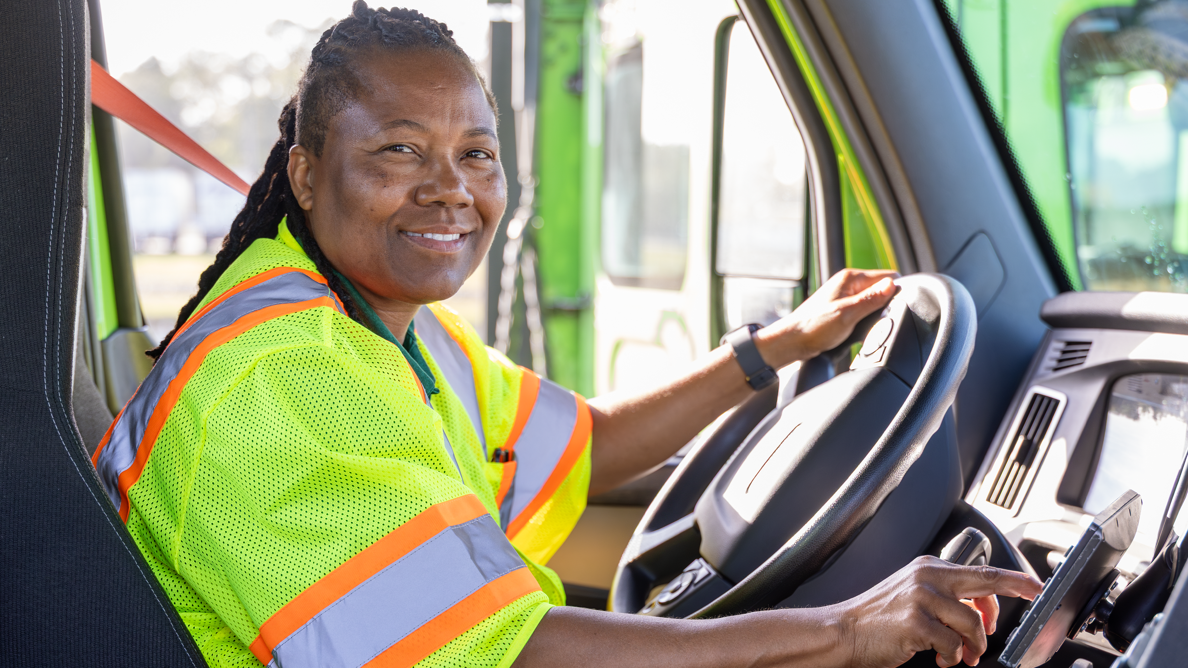 Meet Denitta. A Publix truck driver.