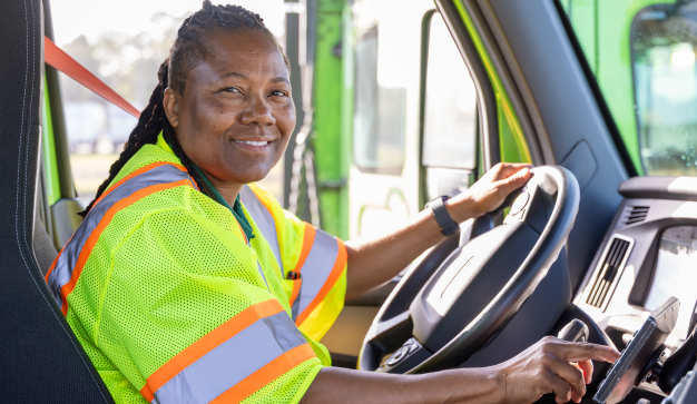 Meet Denitta. A Publix truck driver.