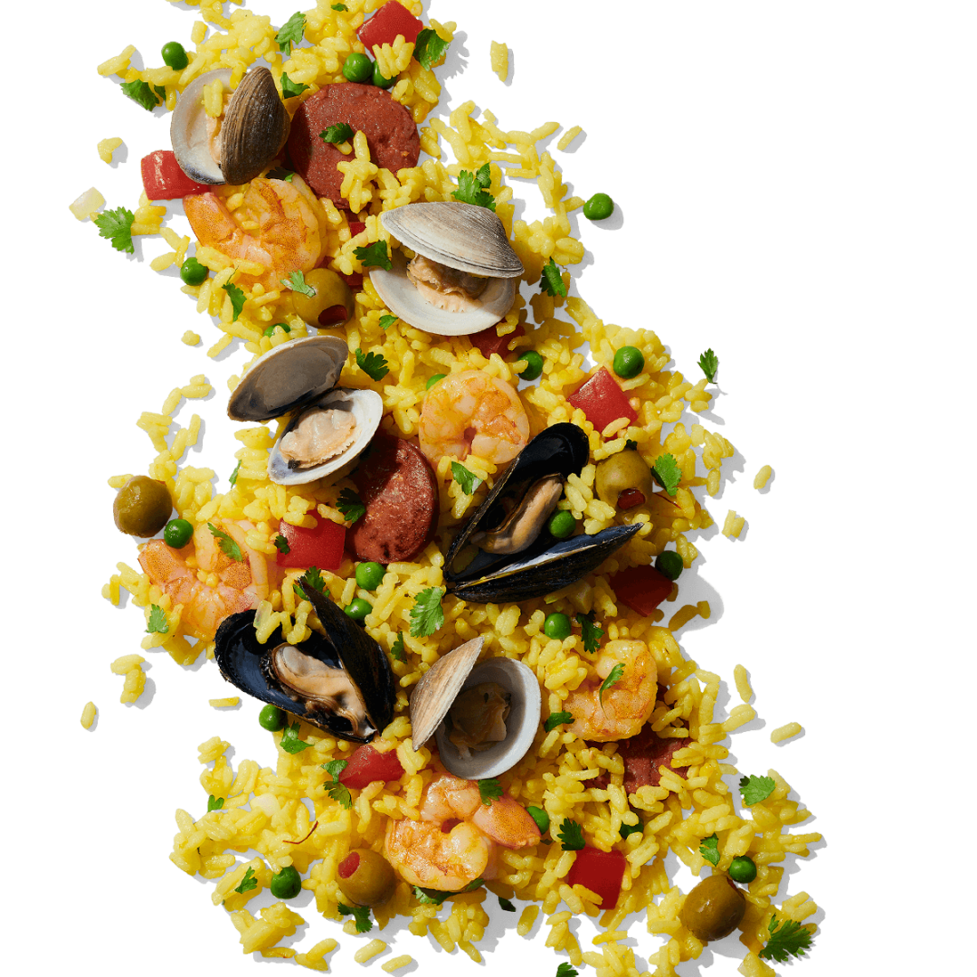 Image of seafood paella