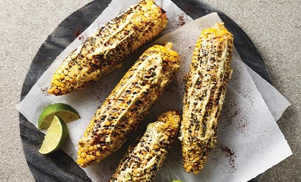 Image of mexican-style grilled corn