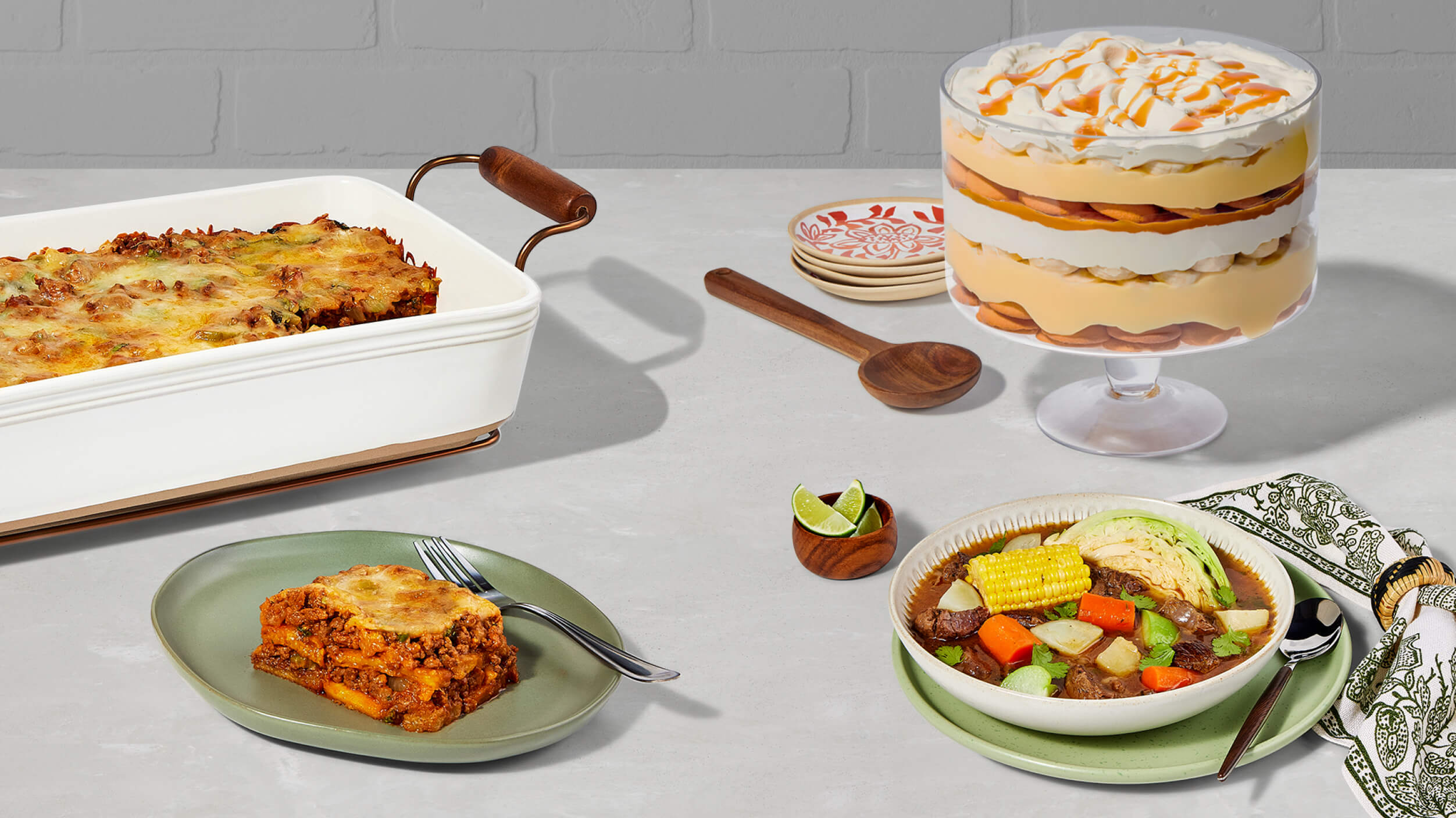 table of hispanic foods