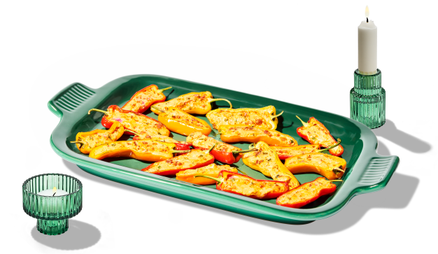 Cheese-Chorizo Stuffed Peppers